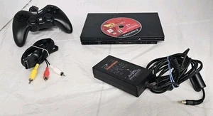 PlayStation 2 PS2 Slim SCPH-70001 Console W/ Cables Controller And Budokai Game - Picture 1 of 15