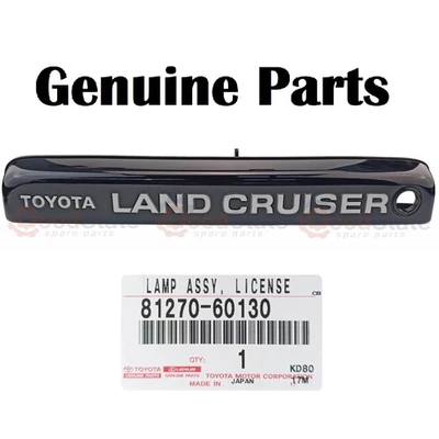 Genuine Toyota LandCruiser FZJ80 FJ80 Barn Rear Licence Number Plate Lamp Cover - Image 1 of 4