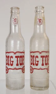 Lot of 2 Big Top Beverages Bottles, Tops in Taste, Charleston, SC - Picture 1 of 6
