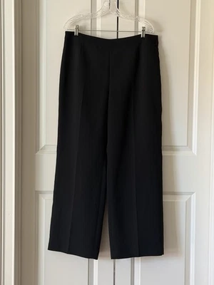 Women’s Size 14P Le Suit Black Wide Leg Full Lined Dress Pants - Image 1 of 4