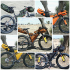 Urban Desert 3 to 8 pcs Bikepacking sets with custom made frame bag cycling.