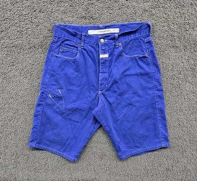 Pantalones Cortos Vintage Marithe Francois Girbaud Para Hombre 31 (Se Ajusta a 32) Azul Denim Carga Raro Foto 1 de 4