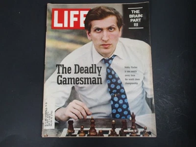 LIFE Magazine November 12 1971 The Deadly Gamesman Bobby Fischer CHESS - Image 1 of 4