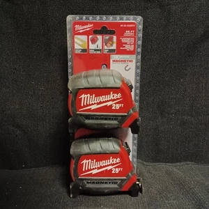 Milwaukee 25 Fuß x 1-1/16 Zoll Kompaktes magnetisches Maßband 15 Fuß neu strapazierfähig - Bild 1 von 2