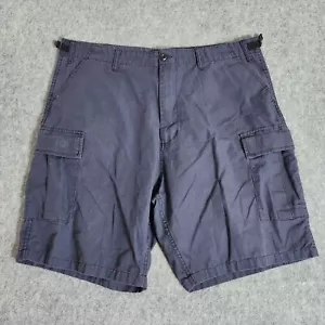 Rothco Green BDU Cargo Shorts Soft Cotton Navy Blue Regular 40 x 10 - Picture 1 of 6