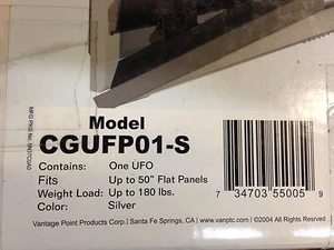Vintage Point CGUFP01-S Universal Flachbildschirm Wandhalterung für bis zu 50" & 180 Pfund - Bild 1 von 6