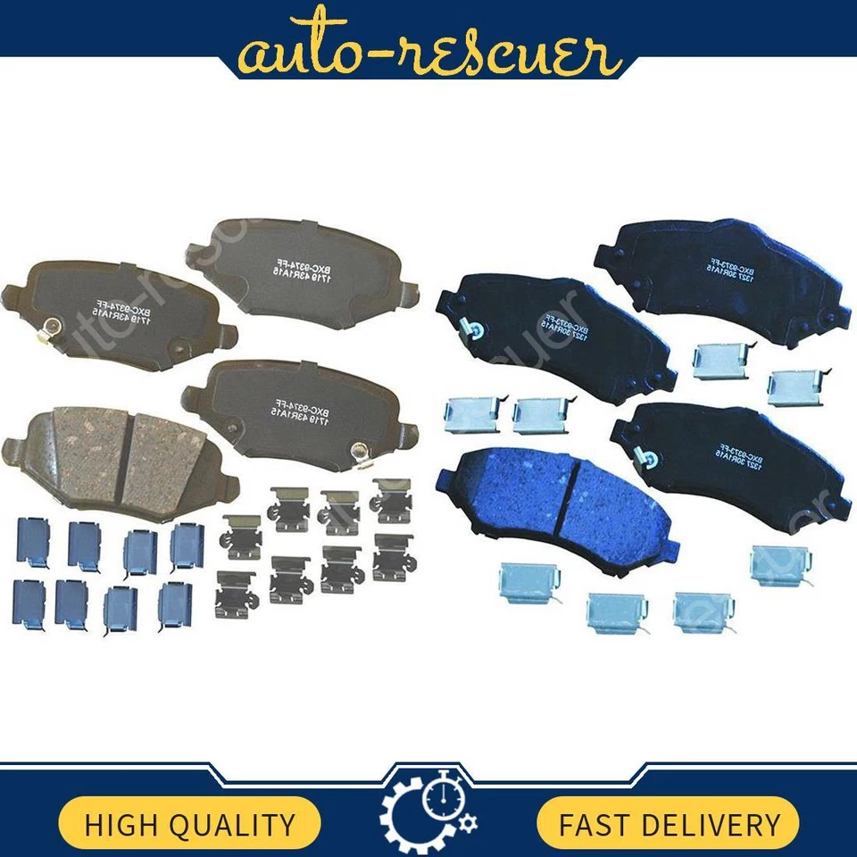 BENDIX 前后盘式制动垫套装 2 件适用于 2013 年至 2013 年道奇 Journey — 第 1/3 张图片