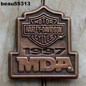 HARLEY DAVIDSON NATIONAL HOG RALLY MDA 1997 VEST JACKET PIN - Picture 1 of 1