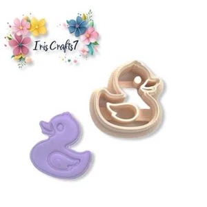 Rubber Duck 2 Polymer Clay Cutter - Earrings Making - Picture 1 of 6