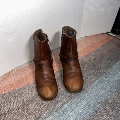 Bota Baja Teva De La Vina Mujer Talla 10 Cuero Marrón Y Cuero Nubuck Foto 1 de 4