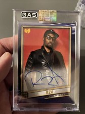 2023 Gas Hip Hop Trading Cards RZA Bobby Digital Blue Auto Wu-Tang #3/5