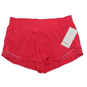 New Lululemon Size 6 Hotty Hot High Rise HR Lined Short 2.5" GLZP Glaze Pink - Picture 1 of 9