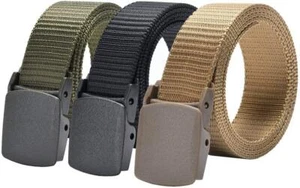 Military Nylon Style Belt,Tactical Belt, Riggers Belts for Men andWomen, 1.5I... - Picture 1 of 9