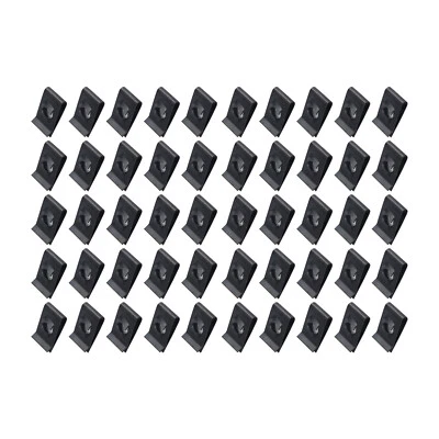 50PCS Rustproof Speed Fasteners Screw U Clips Spire Auto Captive Nut Clip B