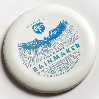 Discmania Rainmaker, Flex 3, Glow D-Line, Eagle McMahon (Blue Holo), 175g, New - Image 1 of 2