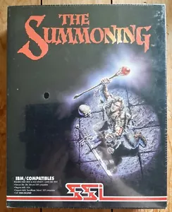 RARE The Summoning Big Box Computer Game IBM Vintage Retro 3.5 Disks New Sealed - Picture 1 of 7