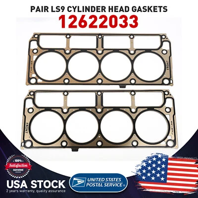 Juntas de culata LS9 2 piezas OEM 12622033 para GMC Sierra 3500 HD 2007-2009 Foto 1 de 4