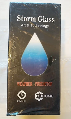 Storm Glass Weather Predictor - Botella Barómetro con LED Impresionante y Colorido... Foto 1 de 4