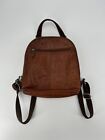 Jack Georges Small Backpack Purse Convertible Crossbody Brown Leather Travel