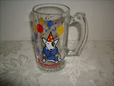 1987 Budweiser Spuds MacKenzie Bud Light Party Animal Glass Beer Mug