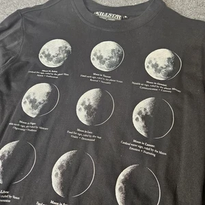 Sudadera para mujer Killstar talla pequeña Zodiac Moons Goth Emo - Imagen 1 de 10