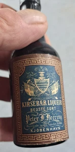 4,5" ca 30er Jahre Kirsebar Likör Kirsche Hering Bitter neuwertig - Bild 1 von 4