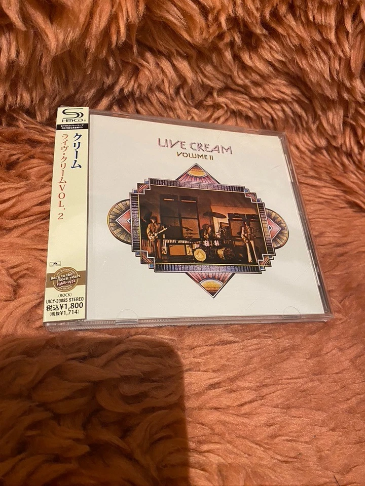 (Japan CD with Obi) Cream - Live Cream Volume II (2010) - UICY-20085 - VG+ — 第 1/4 张图片