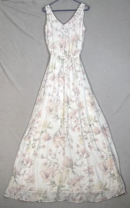Show Me Your Mumu Kendall Maxi Gown Dress Women’s Size L Chiffon Layered Wedding - Picture 1 of 15