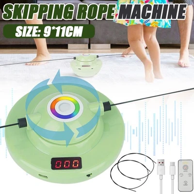 Elektrische Springseilmaschine Mit LED Zähler&Fernbedienung für Erwachsene Kinde - Bild 1 von 4