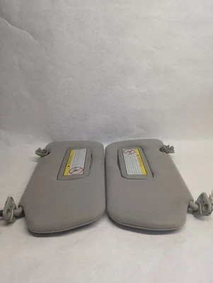 2002-2004 Nissan Altima 2000-2003 Maxima Sun Visor Driver Passenger Visors LGREY - Image 1 of 4