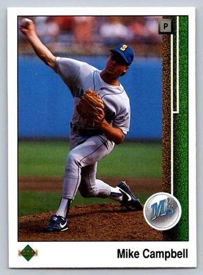 1989 Upper Deck #337 Mike Campbell Seattle Mariners - Image 1 of 2