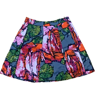 Falda Trina Turk Talla 2 Forrada con Dobladillo de Encaje Mujer Foto 1 de 4