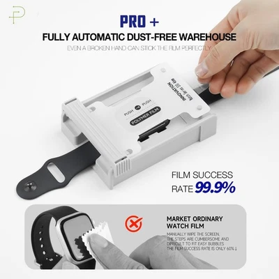 Screen Protector For Apple Watch Series 11/10/9/8/7/6 Ultra 3/1/2 SE PMMA Glass - Image 1 of 4