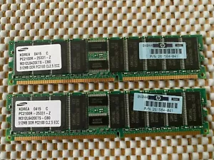 Samsung 1GB (2x512mb) DDR PC2100 CL2.5 Server Memory - Picture 1 of 1