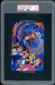 PSA 9 Ash Pikachu 2000 Pokemon Japanese the Movie: Spell of the Unown Postcard - Picture 1 of 2