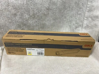 OKI YELLOW C9600/C9800 OEM Toner Cartridge P/N 42918901 UPC  0 5185135265 7  NIB - Image 1 of 4