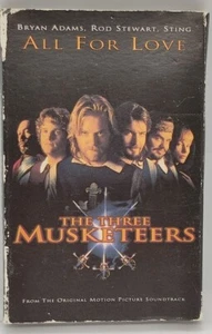 Cassette Tape-Bryan Adams Rod Stewart Sting - All For Love / Instrumental - Picture 1 of 3