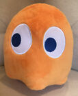 Namco 7” Pac Man Ghost Clyde Orange Stuffed Plush Video Game Bandai Toy Factory