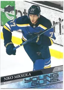 NIKO MIKKOLA 2020-21 Upper Deck YOUNG GUNS Rookie Card RC #470 - Picture 1 of 1