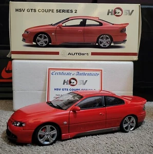 1:18 AUTOART HOLDEN HSV MONARO GTS SERIES 2 COUPE STING RED DIECAST MODEL - Picture 1 of 10