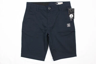Volcom Men's Frickin Tuner Shorts Chino Size 31 x 10" Inseam Stretch Dark Navy - Image 1 of 4