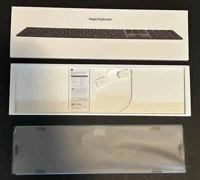 Apple Magic Keyboard with Numeric Keypad MRMH2LL/A - Space Gray - BOX ONLY - Image 1 of 4