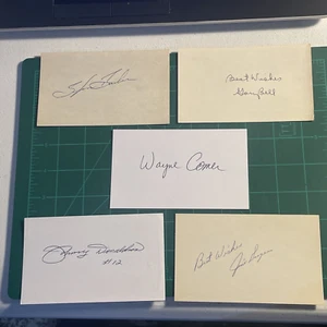 Seattle Pilots Signed Autograph 3x5 Index Card Lot x15 Barber Schultz Stephenson - Picture 1 of 3