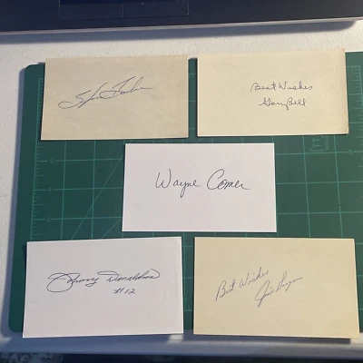 Seattle Pilots Signed Autograph 3x5 Index Card Lot x15 Barber Schultz Stephenson - Image 1 of 3
