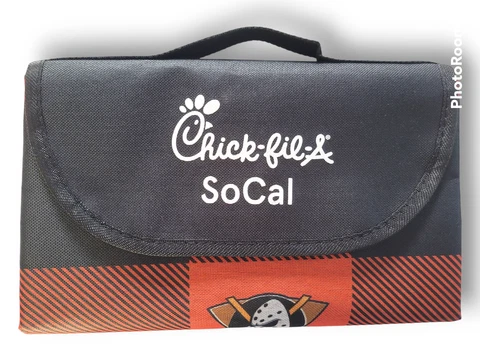 Chick Fil A Picnic Blanket Anaheim Ducks Fan Memorabilia Exclusive March 2023 Cover
