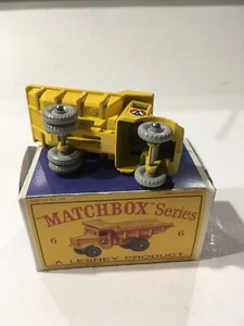 Matchbox Lesney #6 Phantom Rare Custom Quarry Truck Grey Wheels Nice Repro Box. - Picture 1 of 4