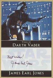 James Earl Jones - Dark Vador - Star Wars - Carte à collectionner maison signée - certificat d'authenticité - Photo 1 sur 1