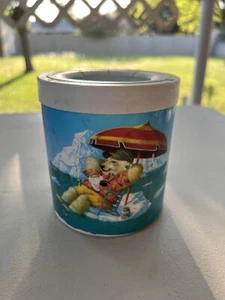Die Kühl-Gefrierkombination Dose Koozie Coca-Cola Eisbär Lifoam Vintage GETRAGEN GETRAGEN GEBRAUCHT - Bild 1 von 13