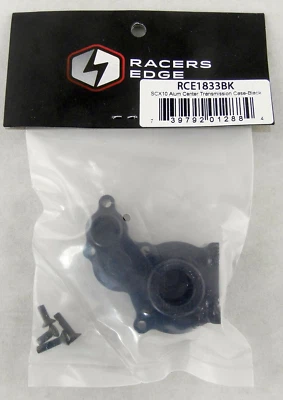 SCX10 Aluminum Center Transmission Case (Black) - Racers Edge #RCE1833BK - Image 1 of 2