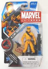 NIP Marvel Universe 2009 Series 2 Aim Soldier, 3.75” Yellow Black